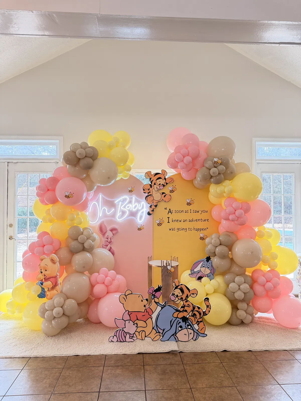 Decoración de baby showers realizada por GoPhoenix