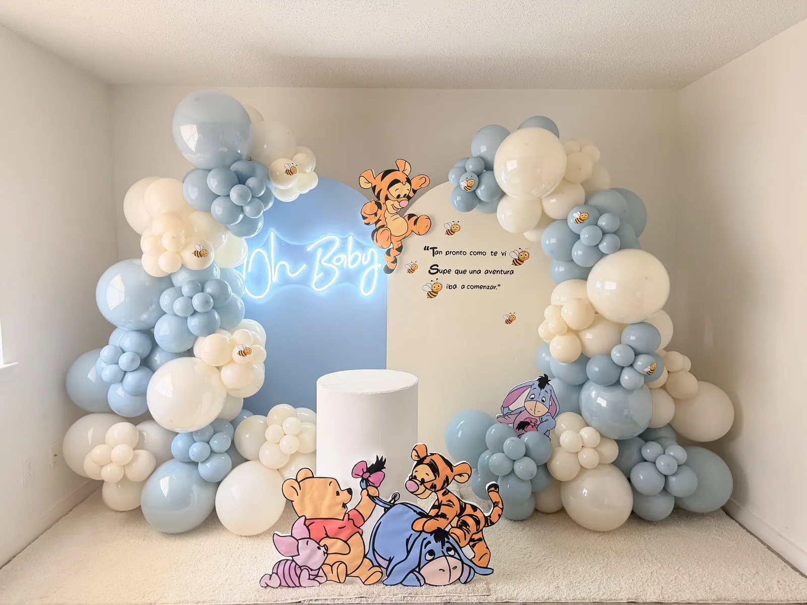 Decoración de baby showers realizada por GoPhoenix
