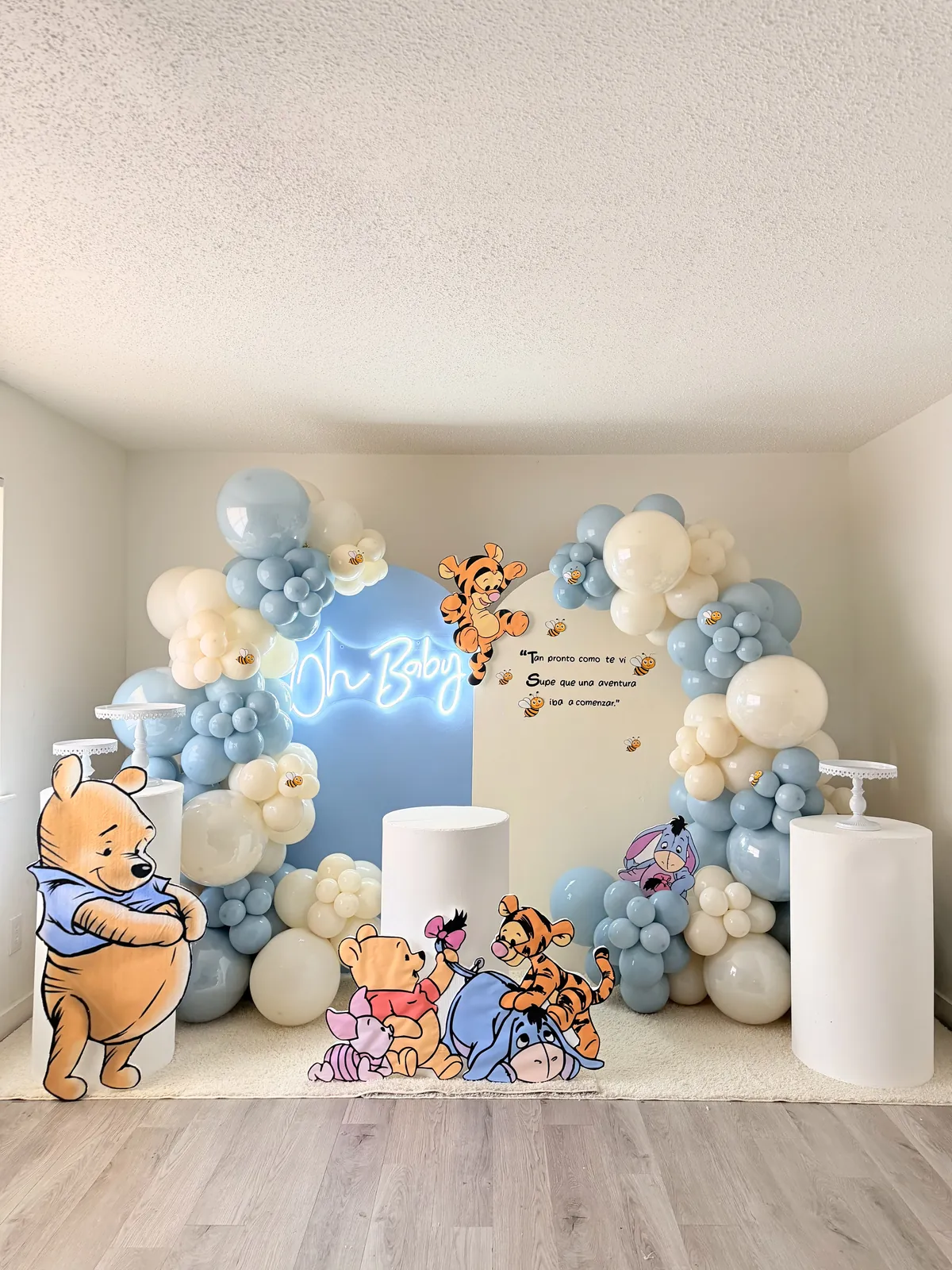 Decoración de baby showers realizada por GoPhoenix