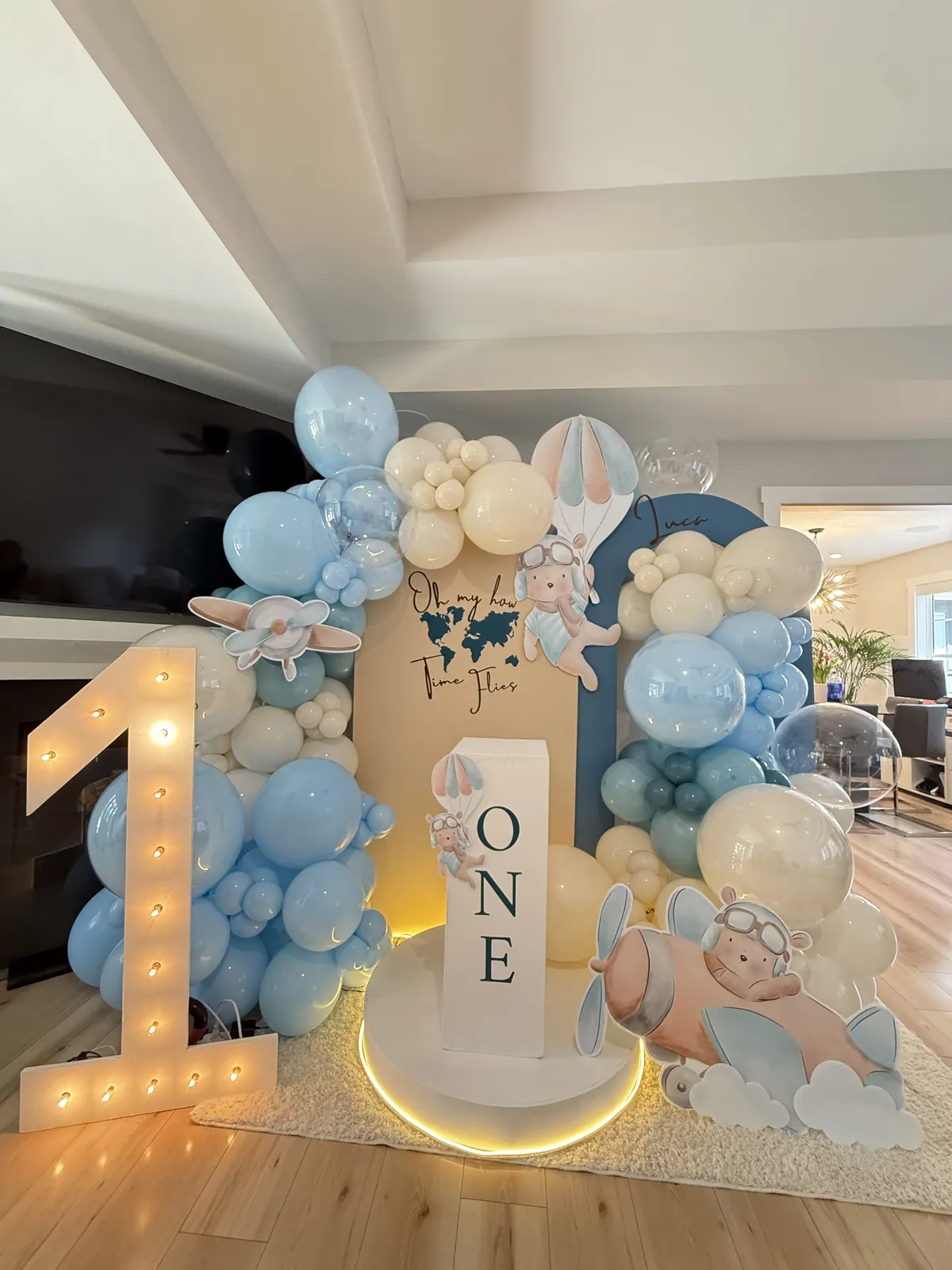 Decoración de cumpleaños infantiles realizada por GoPhoenix